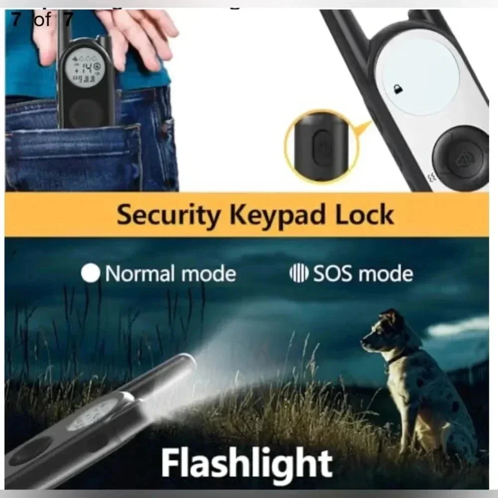Htcuto Electronic Training Collar & Fence 2 in 1 3500FT Waterproof 6100ft Remote